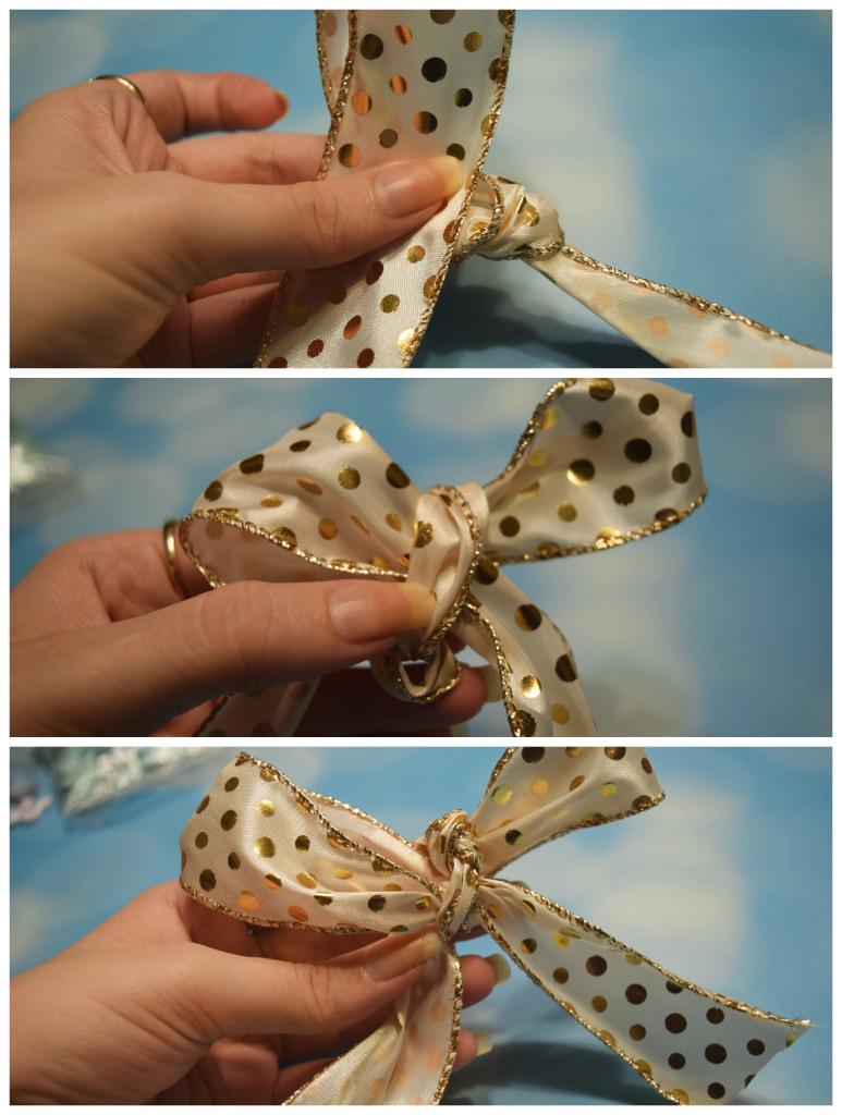 Next Steps for making an easy DIY holiday bow