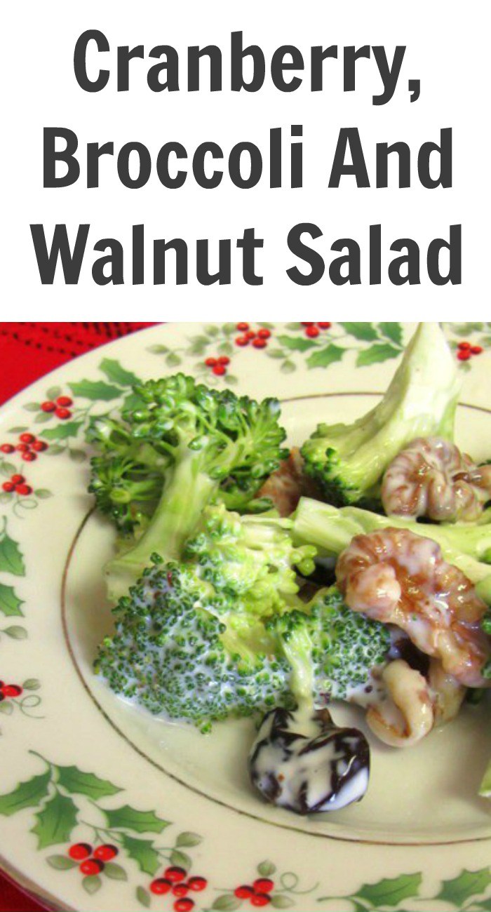Cranberry, Broccoli And Walnut Salad