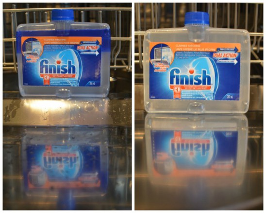 Finish Dishwasher Cleaner - Dirty and Clean