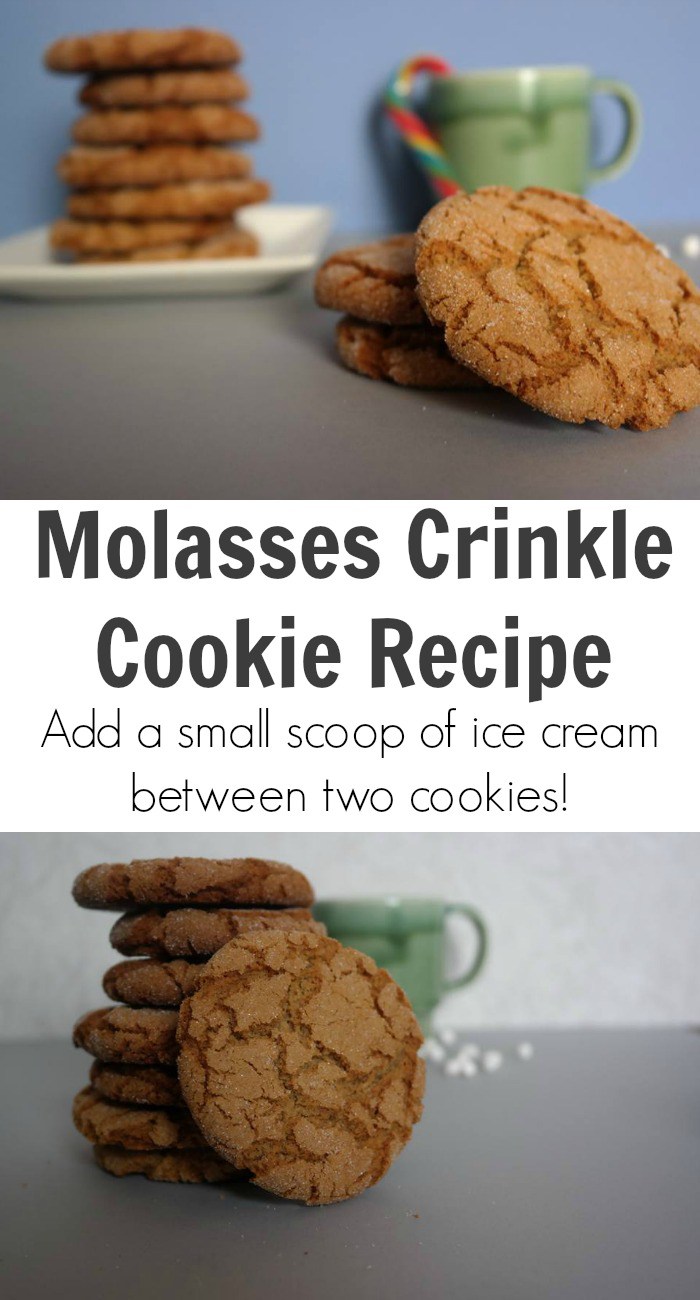 Molasses Crinkle Cookie Recipe