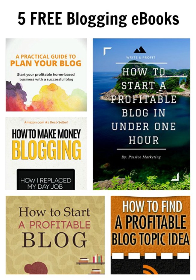 5 FREE Blogging eBooks 