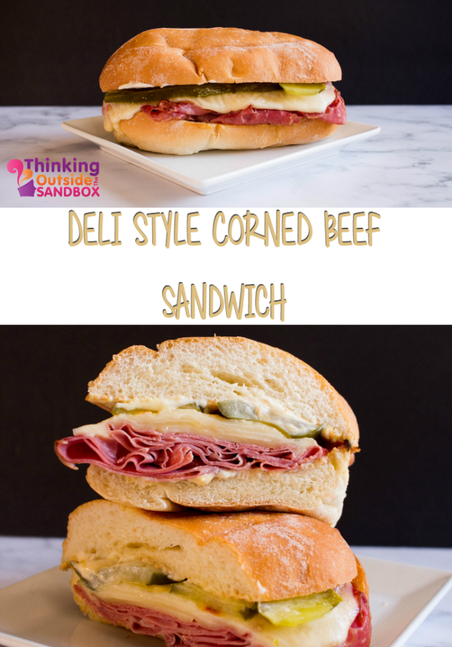 Deli Style Corned Beef Sandwich 