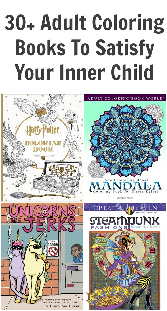 30+ Adult Coloring Books To Satisfy Your Inner Child