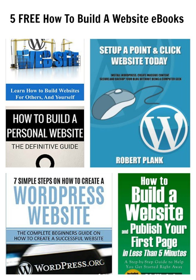 5 FREE How To Build A Website eBooks