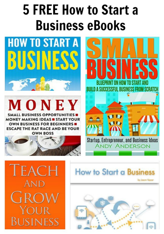 5 FREE How to Start a Business eBooks