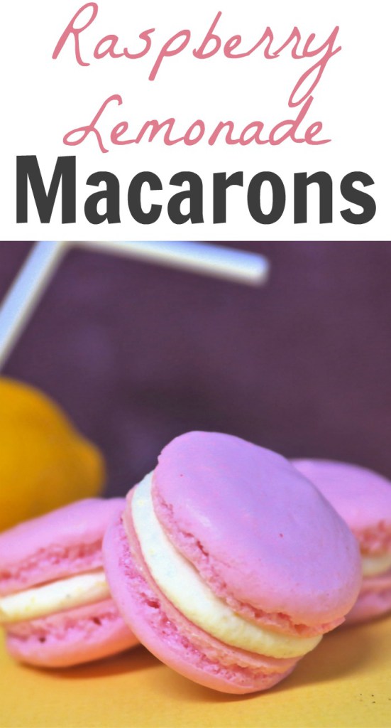 Raspberry Lemonade Macarons