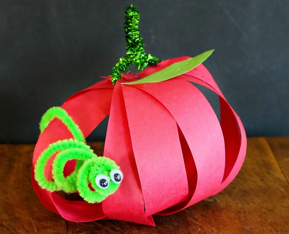 Easy Fall Kids Crafts: Apple
