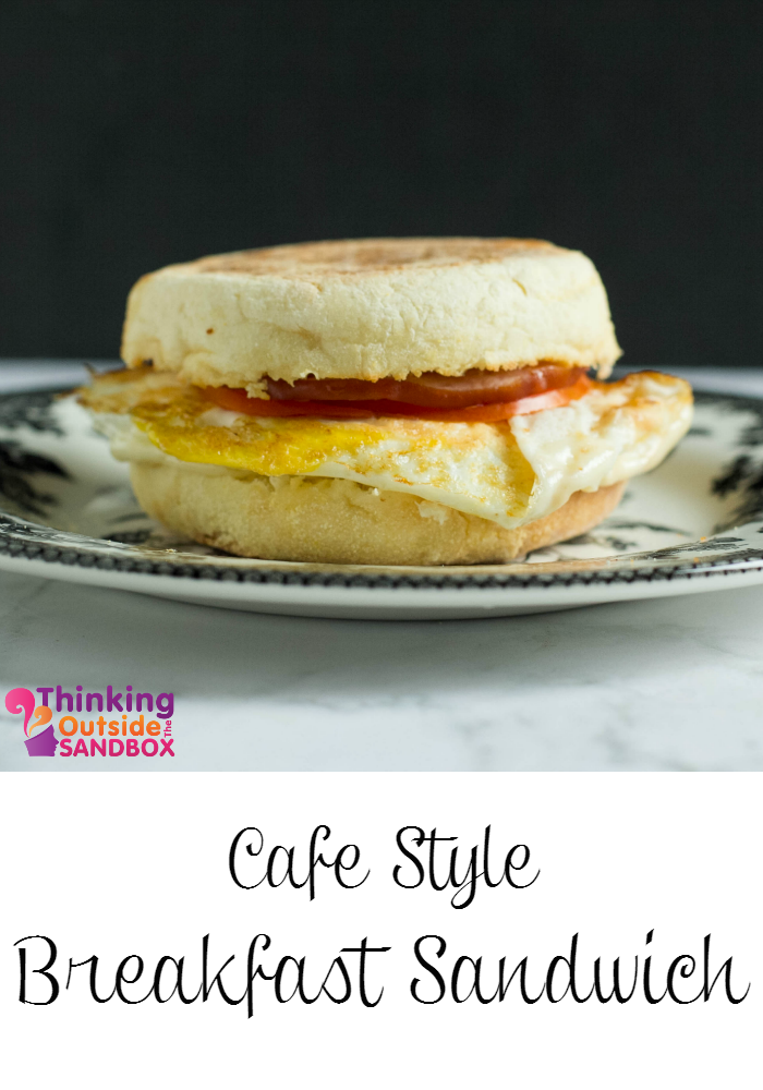 Cafe Style Breakfast Sandwich