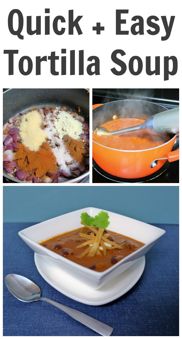 Quick + Easy Tortilla Soup Recipe