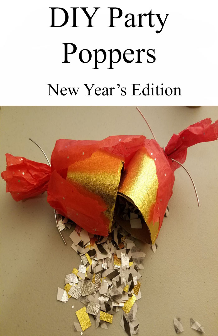 DIY New Year's Party Poppers