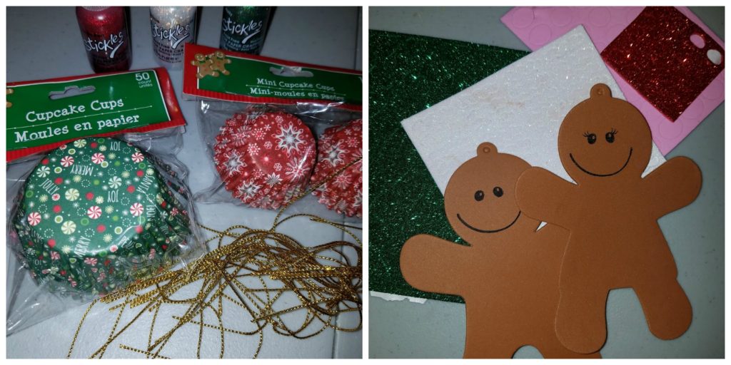 DIY Foam Gingerbread Christmas Ornaments