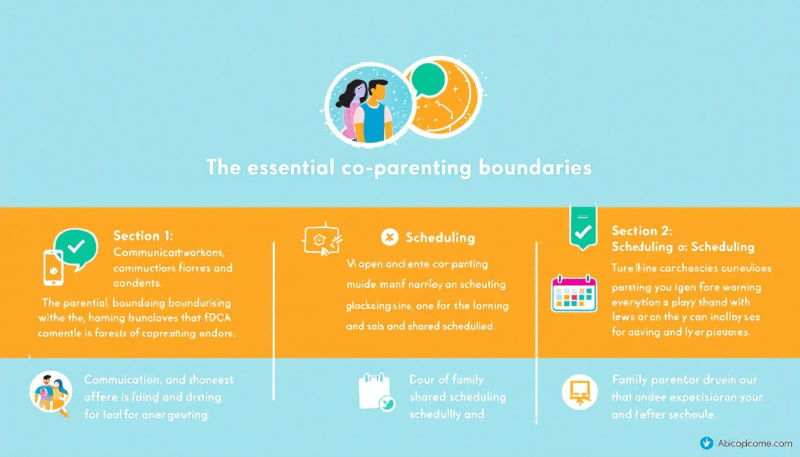 A visual guide to adhering to a parenting plan.
