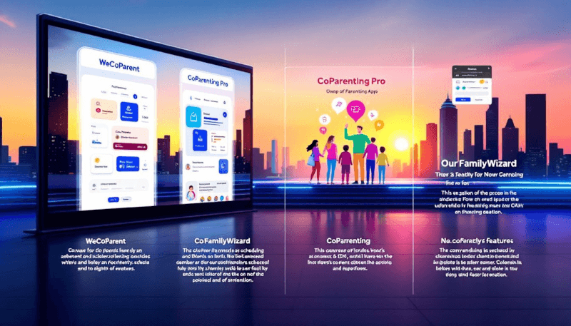 A comparison of various co parenting apps to help choose the right one.